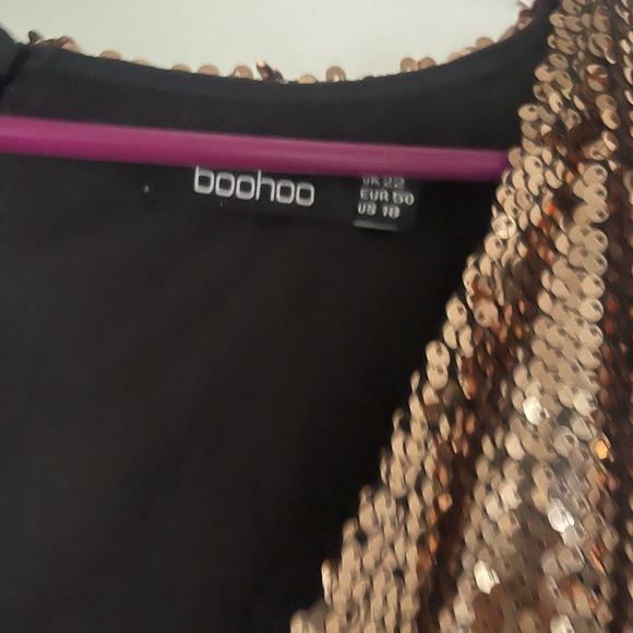 Bohoo Bronze Sequin Dress - Picture 2 of 4